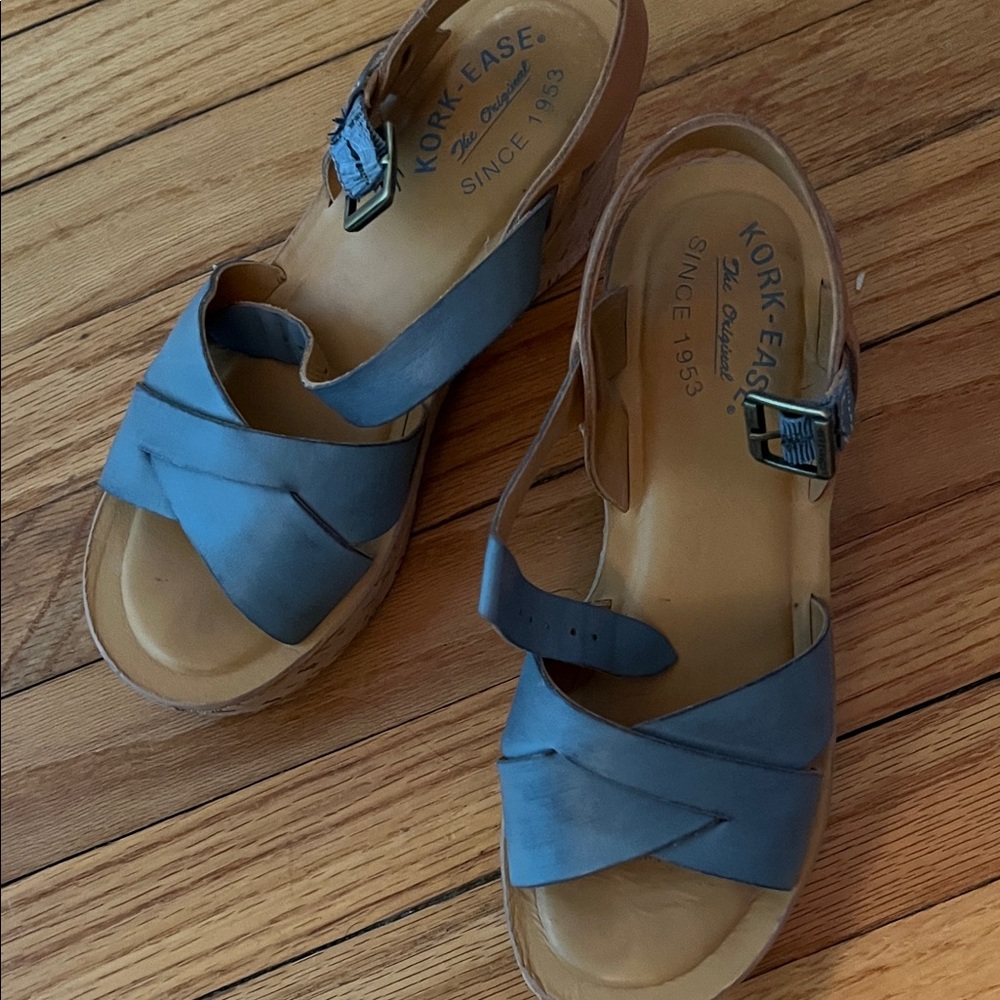 Kork-Ease Slate Blue Women's Sandals